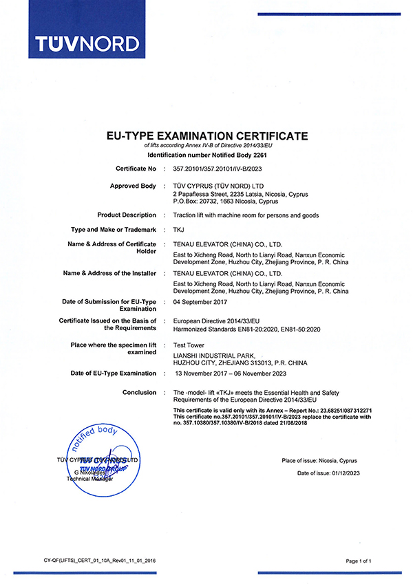 Certifikát CE